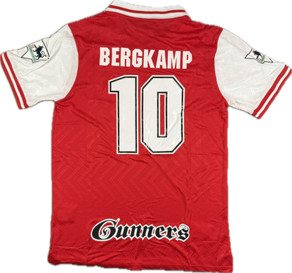Dennis Bergkamp Arsenal 1996/1997 Home Jersey