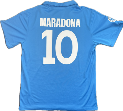 Camiseta retro de local del Napoli Diego Maradona 1987/1988 (#10)