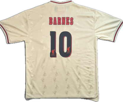 Camiseta retro de visitante del Liverpool John Barnes 1996/1997 (#10)