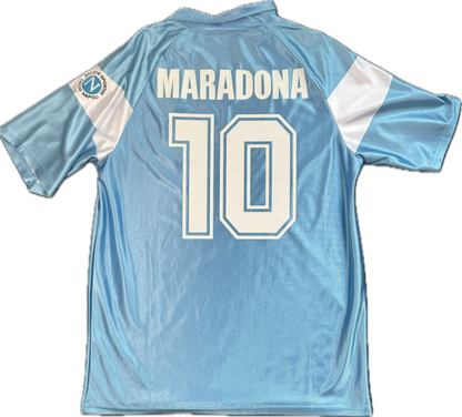 Camiseta retro de local del Napoli Diego Maradona 1990/1991 (#10)