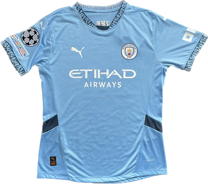 Camiseta de local del Manchester City de Erling Haaland 24/25