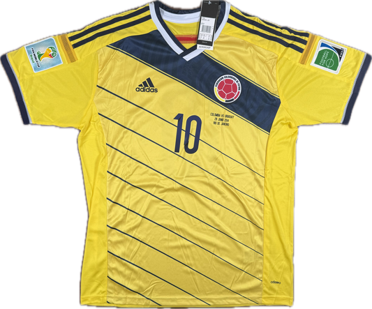 James Rodríguez Colombia 2014 World Cup Home Jersey