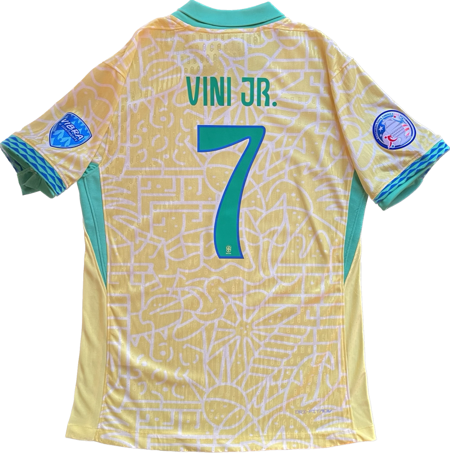 Camiseta Vinícius Júnior Copa América Brasil 2024