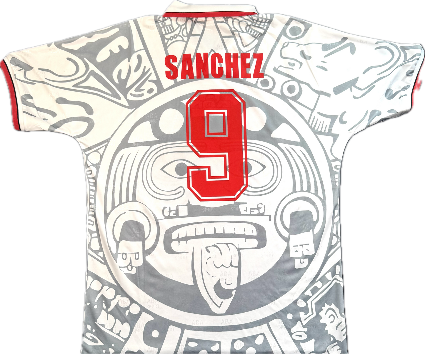 Camiseta retro Hugo Sánchez 1998 México visitante