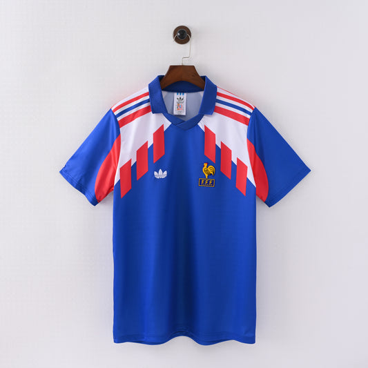 1988 France Home Jersey (UEFA Euro 1988)