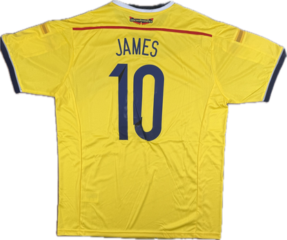 James Rodríguez Colombia 2014 World Cup Home Jersey