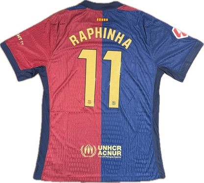 Raphinha 2024/2025 Barcelona Home Jersey