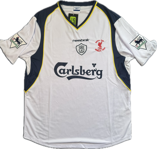 Retro Steven Gerrard 2001/2002 Liverpool Auswärtstrikot (#8)